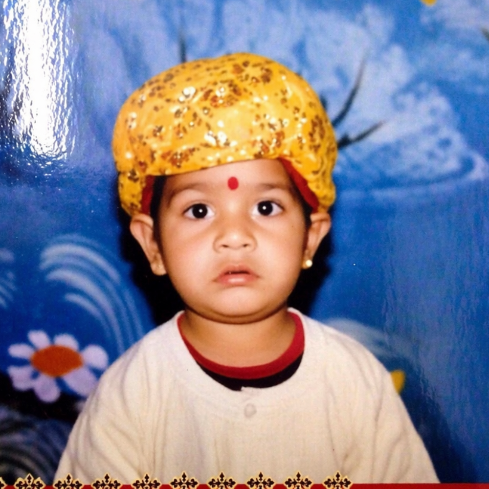 Sandeep Rajput childhood photo 2007 Rithala Delhi